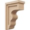 Ekena Millwork 5"W x 10"D x 15"H Classic Highland Rough Cedar Woodgrain TimberThane Corbel, Primed Tan CORUR05X10X15HLDRCPR - alternate 1